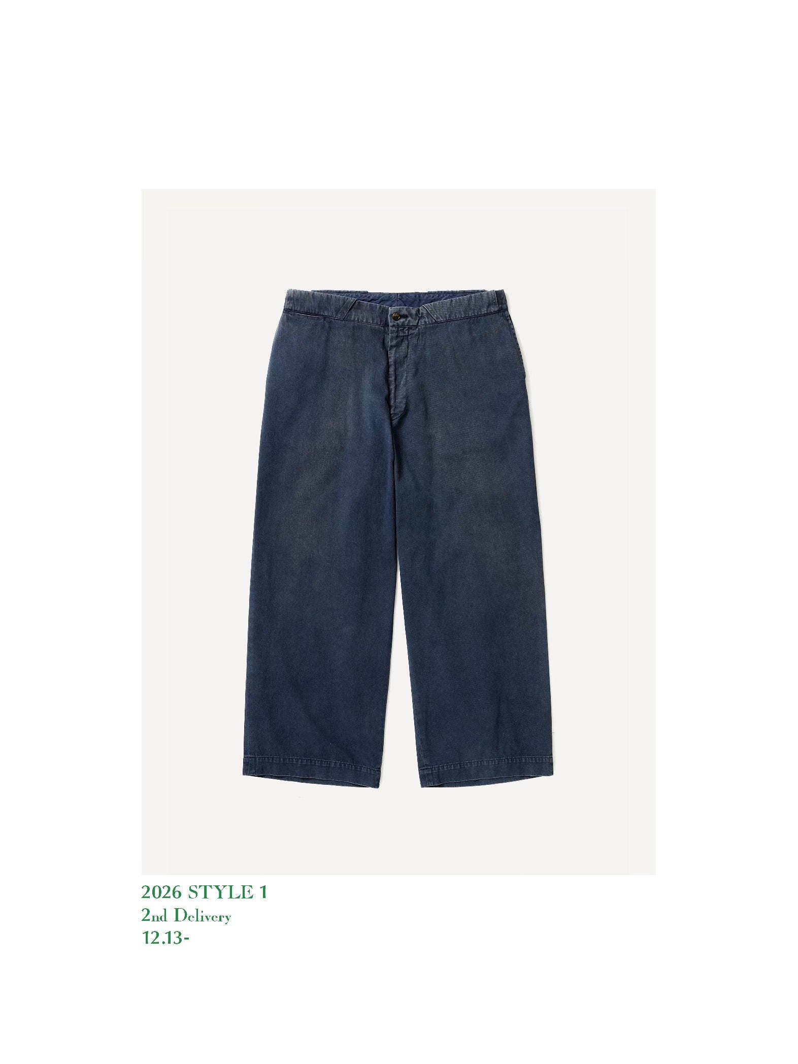 A.PRESSE 26SS Vintage Type.4 Chino Trousers